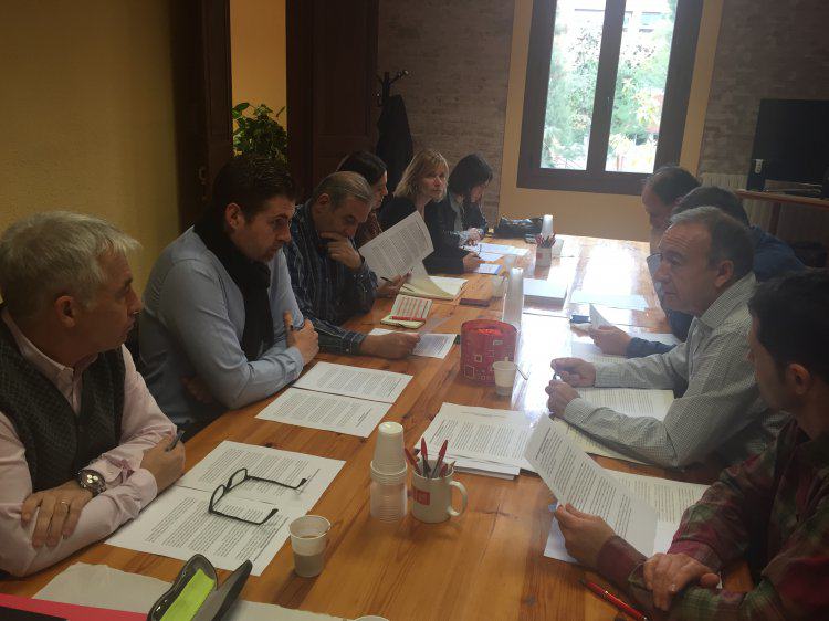 Reunió dels alcaldes i alcaldesses socialistes de la comarca