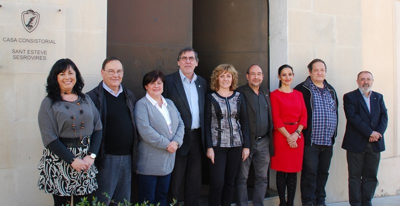 Alcaldessa i regidors de l'Ajuntament de Sant Esteve Sesrovires