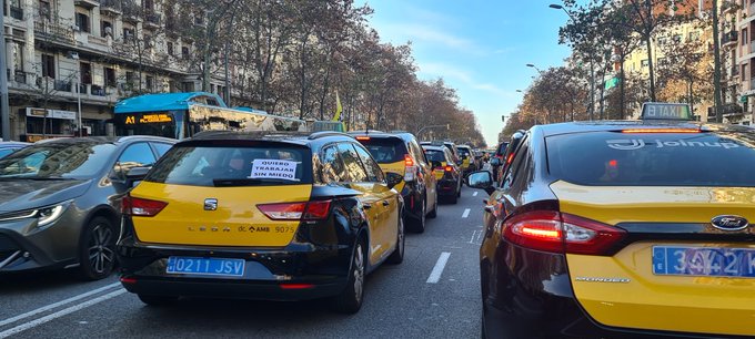 protesta taxi 2