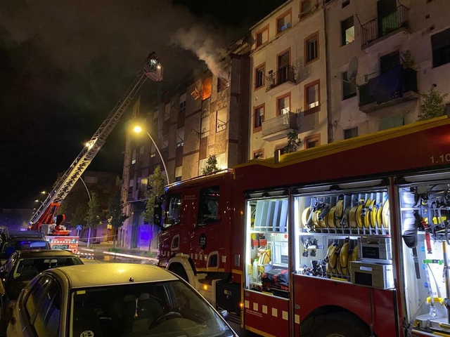 SUCCESSOS: Balanç dels Bombers i trucades al 112 la nit de Cap d'Any al Baix Llobregat