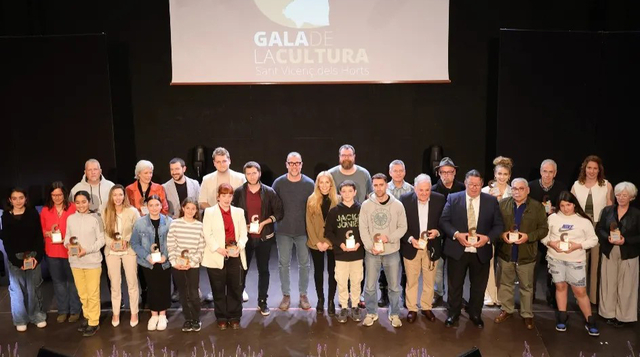 Sant Vicenç dels Horts celebra la quarta Gala de la Cultura Vicentina