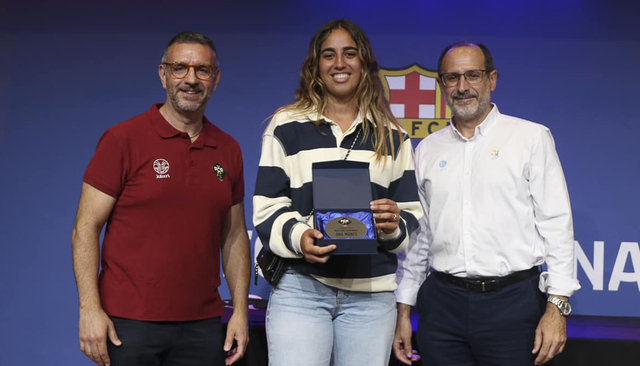Ona Monés va rebre el guardó a la Millor Jugadora de Divisió d’Honor Femenina per segon any consecutiu