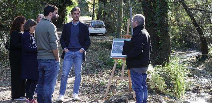 Molins de Rei culmina la penúltima fase de la restauració de la Riera de Vallvidrera