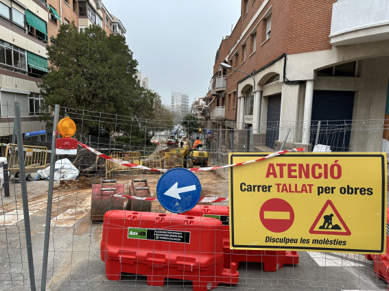 Viladecans inicia la reforma del carrer de Salvador Baroné per prioritzar el vianant