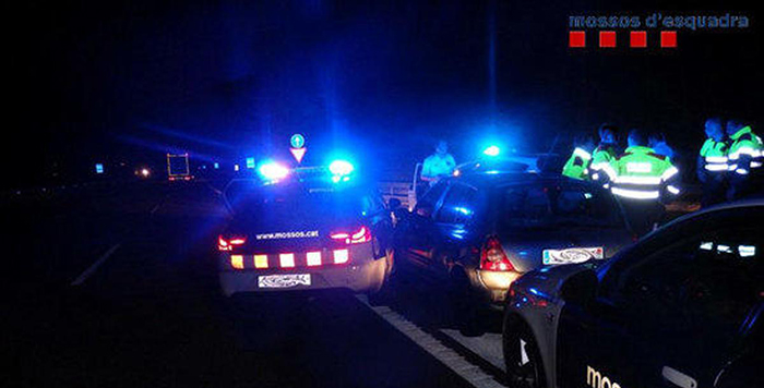 Fuga, accident i detenció violenta a Martorell