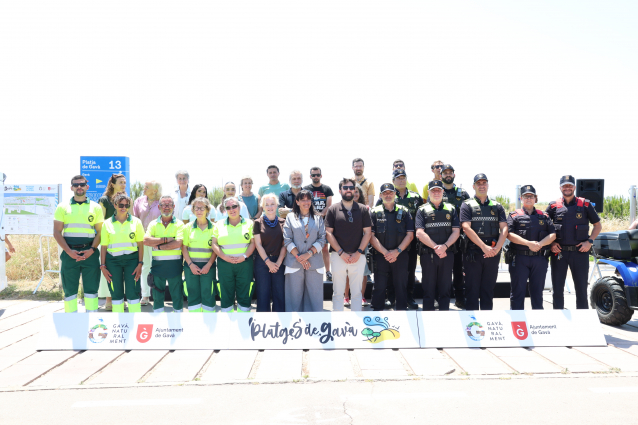 Gavà inaugura la temporada de platges amb el lema
