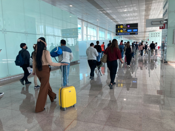 L'Aeroport de Barcelona-El Prat supera els 5 milions de passatgers a l’abril