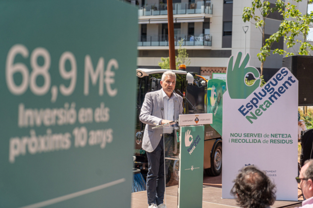 Esplugues impulsa un nou servei de neteja amb una inversió de 70 milions d'euros per disparar el reciclatge