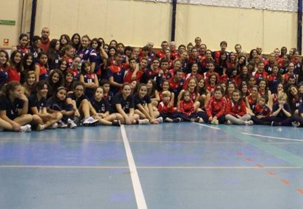 Festa gran del Club Voleibol Sant Boi en el Pavelló La Parellada