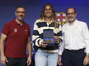 Ona Monés va rebre el guardó a la Millor Jugadora de Divisió d’Honor Femenina per segon any consecutiu