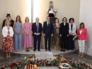 Homenatge a Rafael casanovas a l'església de Sant Baldiri