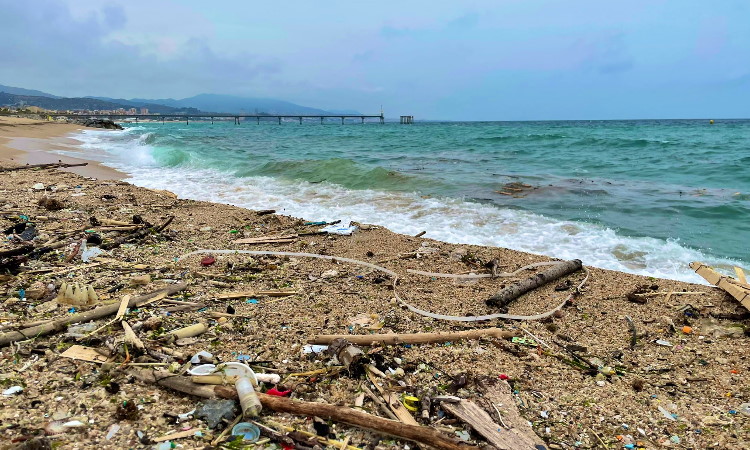 platja microplastics