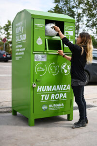 Humana contenedor