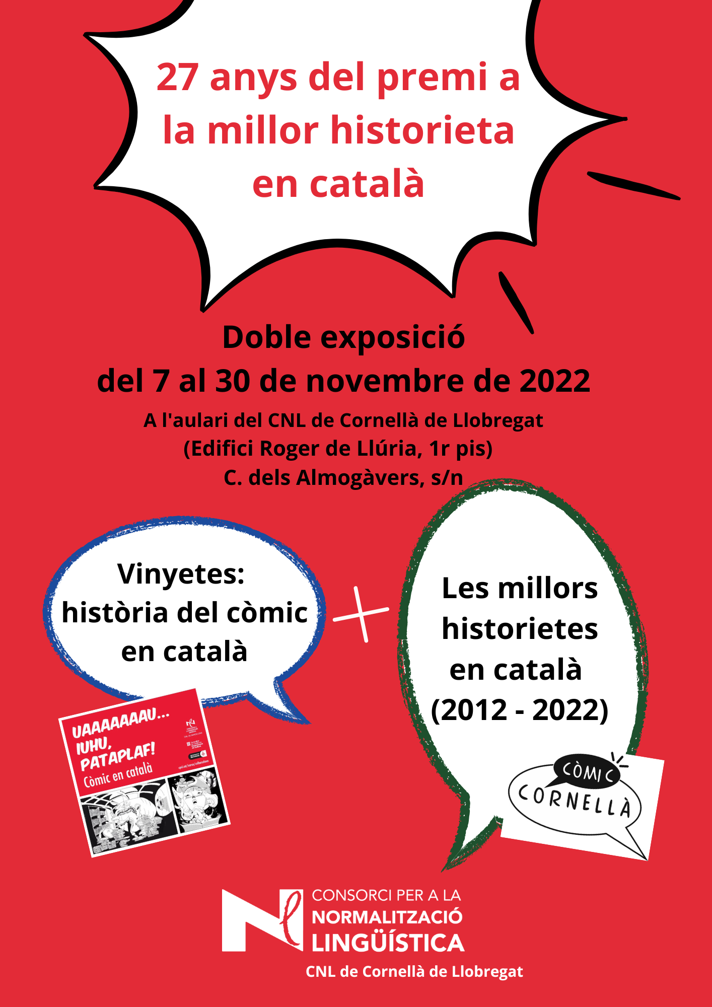 Cartell exposició de còmic