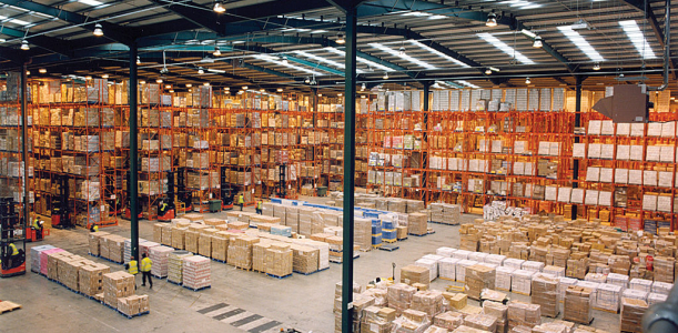 1024px Modern warehouse with pallet rack storage system 