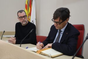 Reunió President Salvador Illa i Alcalde SVH Miguel Comino