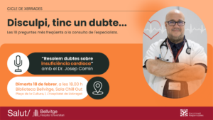 Dr. Josep Comín, cardiòleg de l'Hospital de Bellvitge