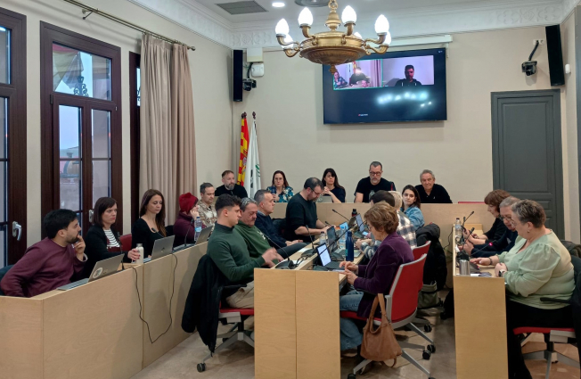 Ple municipal de febrer '26 a Sant Vicenç dels Horts aprovant inicialment el projecte d’implantació de la Zona de Baixes Emissions (ZBE)