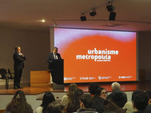 Intervenció del vicerector de Transferència, Innovació i Emprenedoria de la UPC, Jordi Berenguer, en l'acte de presentació de la Càtedra