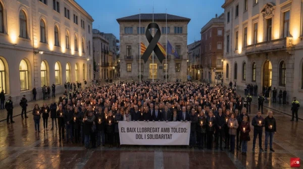 El Baix Llobregat es bolca en el dol per la tragèdia ferroviària de Toledo