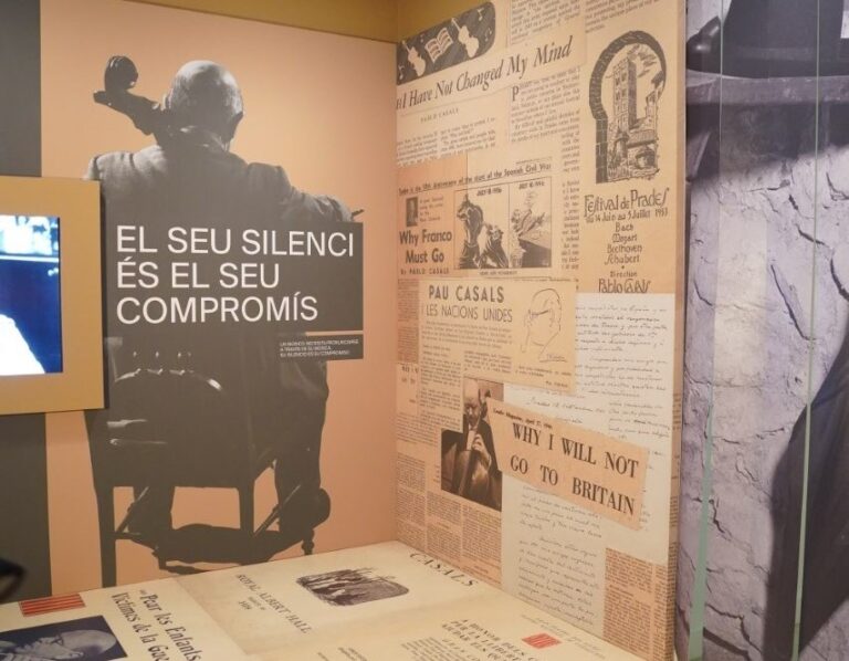 “Pau Casals, música per la pau”, una exposició al Palau Robert que reivindica el llegat d’un artista que va posar el seu art al servei de la pau