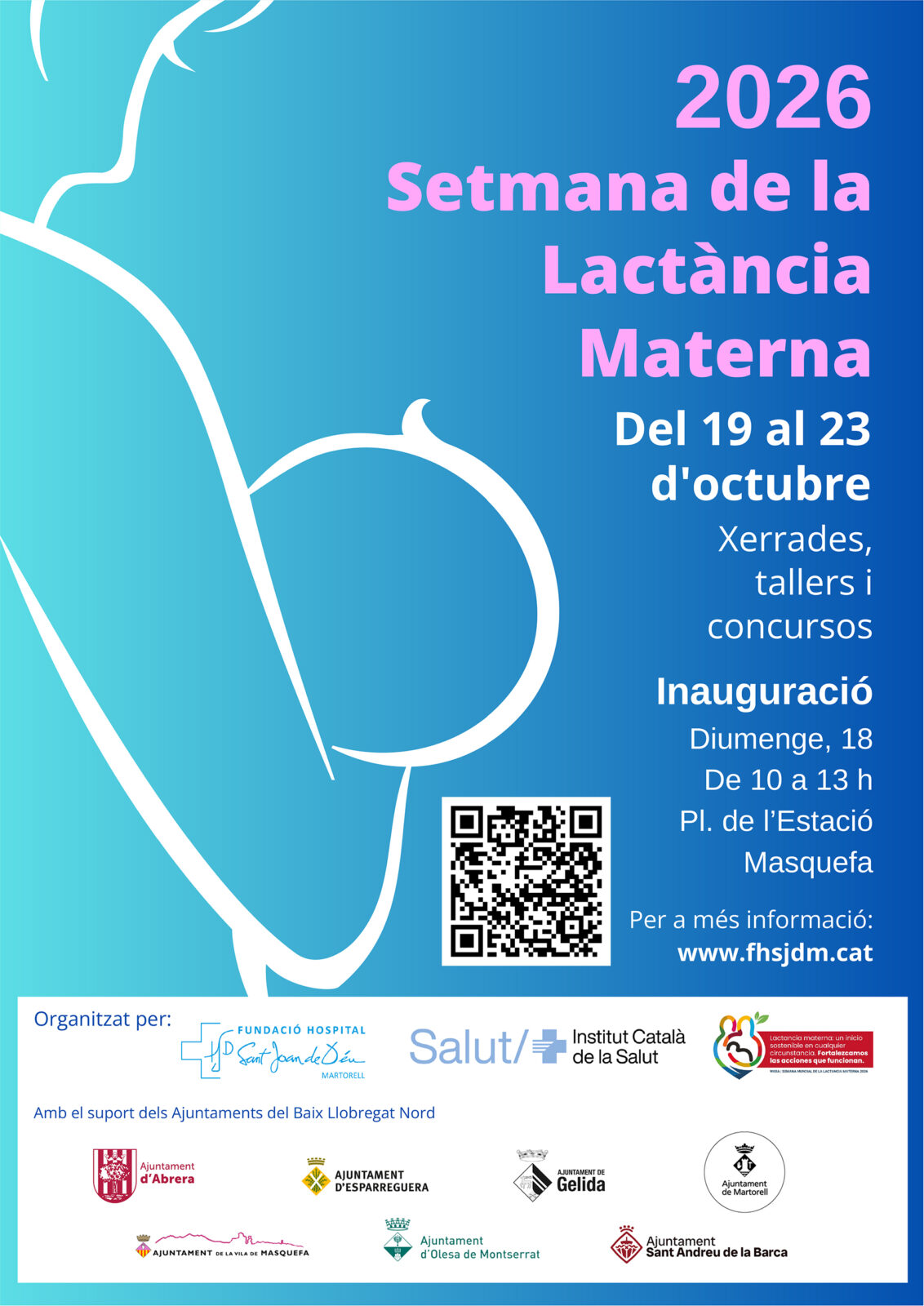 Tallers i xerrades de la Setmana de la Lactància Materna al Baix Llobregat Nord
