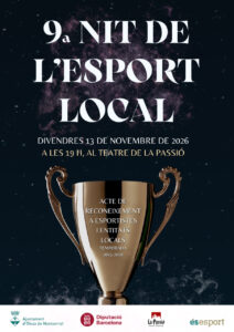 Olesa obre el termini per presentar candidatures a la Nit de l’Esport Local