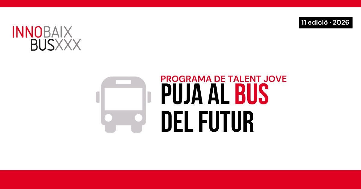 L'Innobus obre inscripcions per a 30 joves universitaris al Baix Llobregat