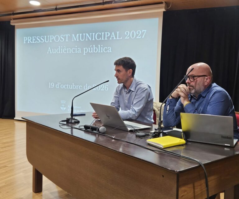 Olesa aprova un pressupost de 32,76 milions d’euros per al 2027