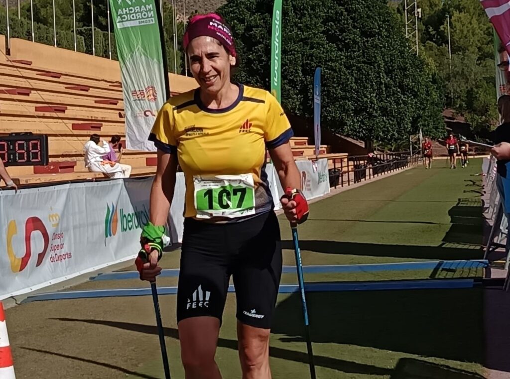 L’atleta martorellenca Esmeralda Zaragoza debuta amb la selecció catalana de marxa nòrdica
