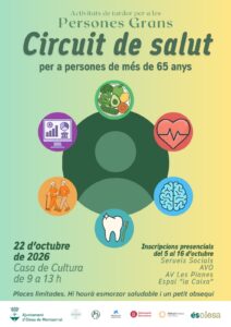 Olesa organitza un circuit de salut per a la gent gran amb assessorament i controls