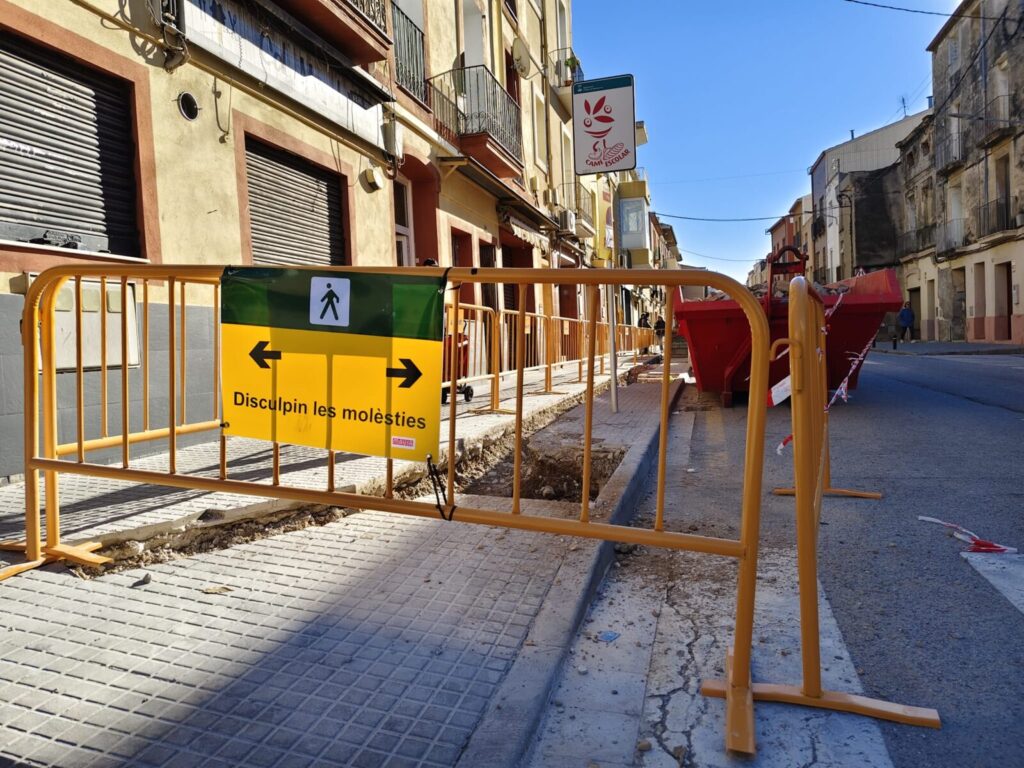 Olesa inicia les obres de millora al carrer de les Angelines