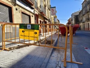 Olesa inicia les obres de millora al carrer de les Angelines